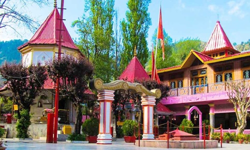 Naina-devi Temple near emerald trail resort